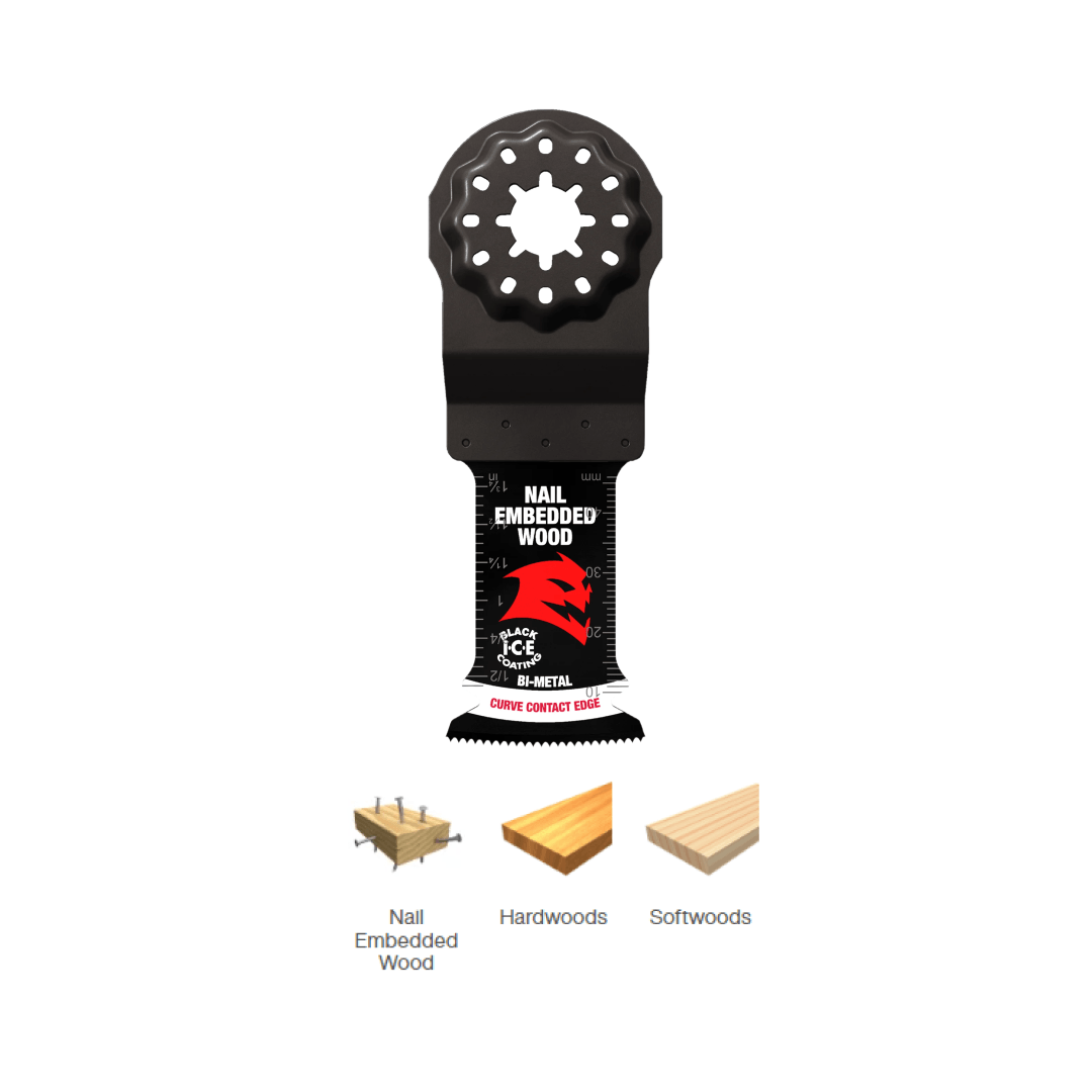 1-1/4 in. Starlock Bi-Metal Oscillating Blades for Nail-Embedded Wood 10-Pack - TESCO Building Supplies