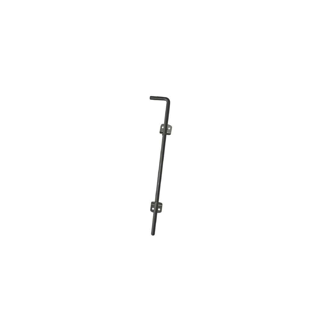 18″ Cane Bolt | Black Galvanized Steel - CBW - TESCO Building Supplies