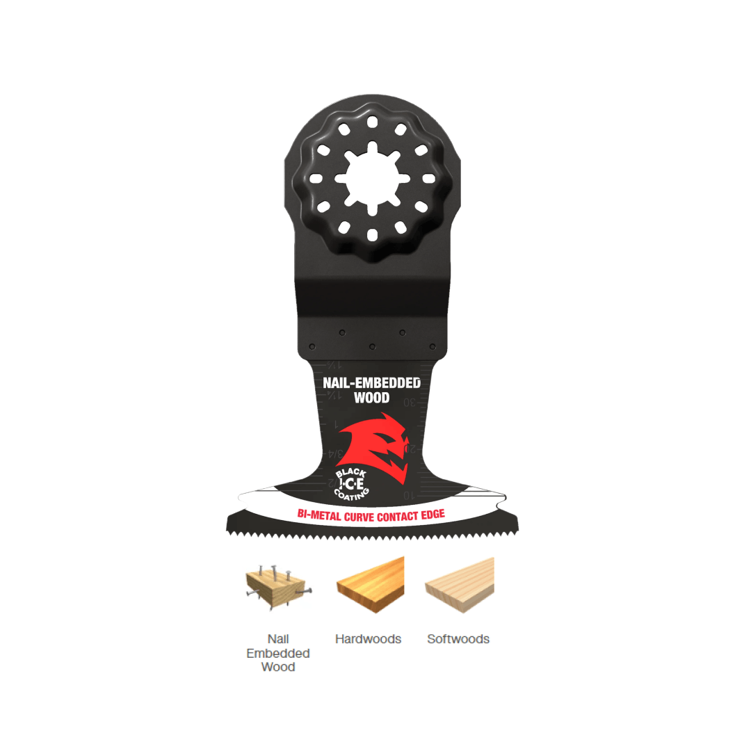 2-1/2 in. Starlock Bi-Metal Oscillating Blade for Nail-Embedded Wood 10-Pack - TESCO Building Supplies