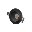 2″ Round Baffle Downlight 3Way CCT 3000k & 4000k & 5000k Adjustable LED Light in Black - TESCO Building Supplies