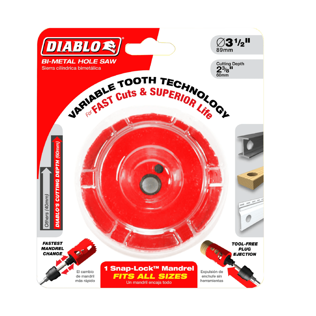 3-1/2 in. Bi-Metal Hole Saw DIABLO