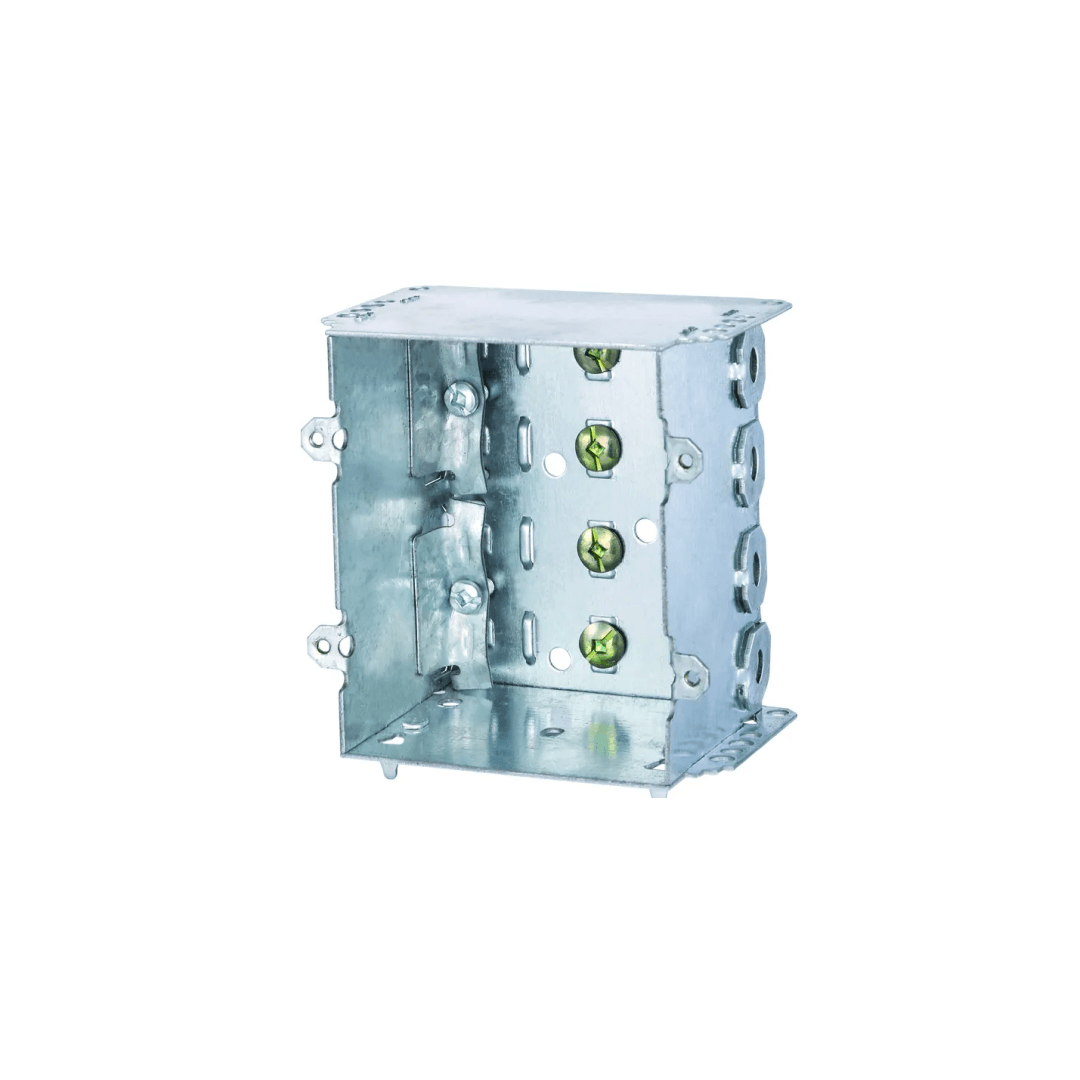 3"x 3-3/4" x 2-1/2" Non-gangable 2 Gang Electrical Box - 2104-LLE2 - TESCO Building Supplies