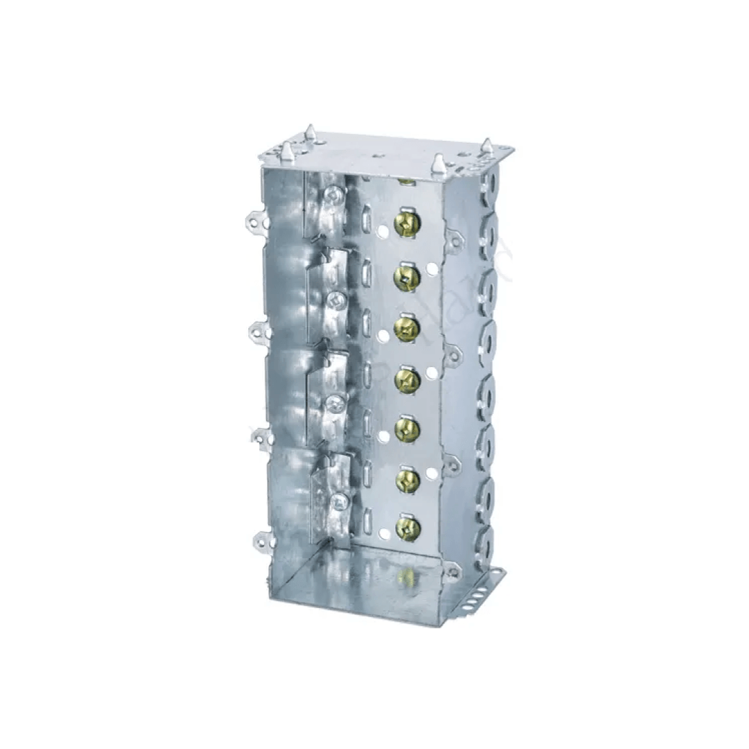 3"x 7-3/8" x 2-1/2" Non-gangable 4 Gang Electrical Box - 2104-LLE4 - TESCO Building Supplies