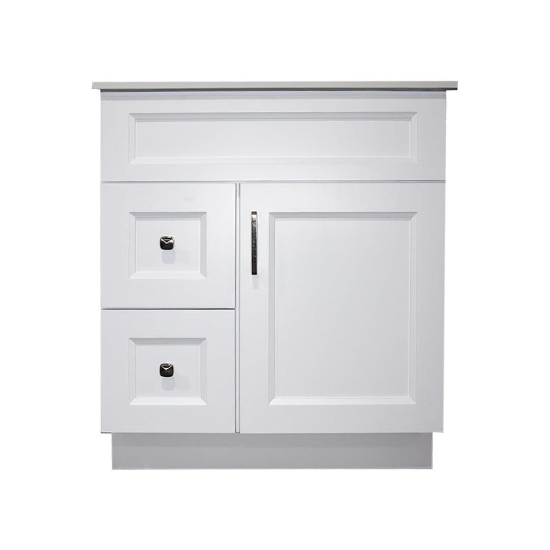 36" Hardwood Vanity Base With 2 Drawer - TESCO Building Supplies