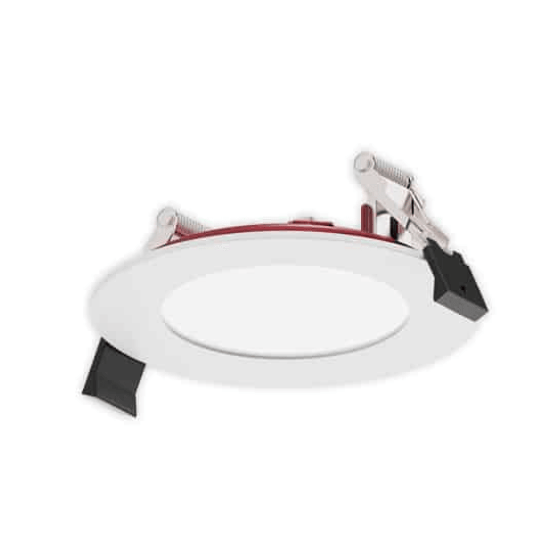 4″ Slim Round Panel 5 Way CCT 2700k & 3000k & 3500k & 4000k & 5000k Adjustable Fire Rated LED Light - TESCO Building Supplies