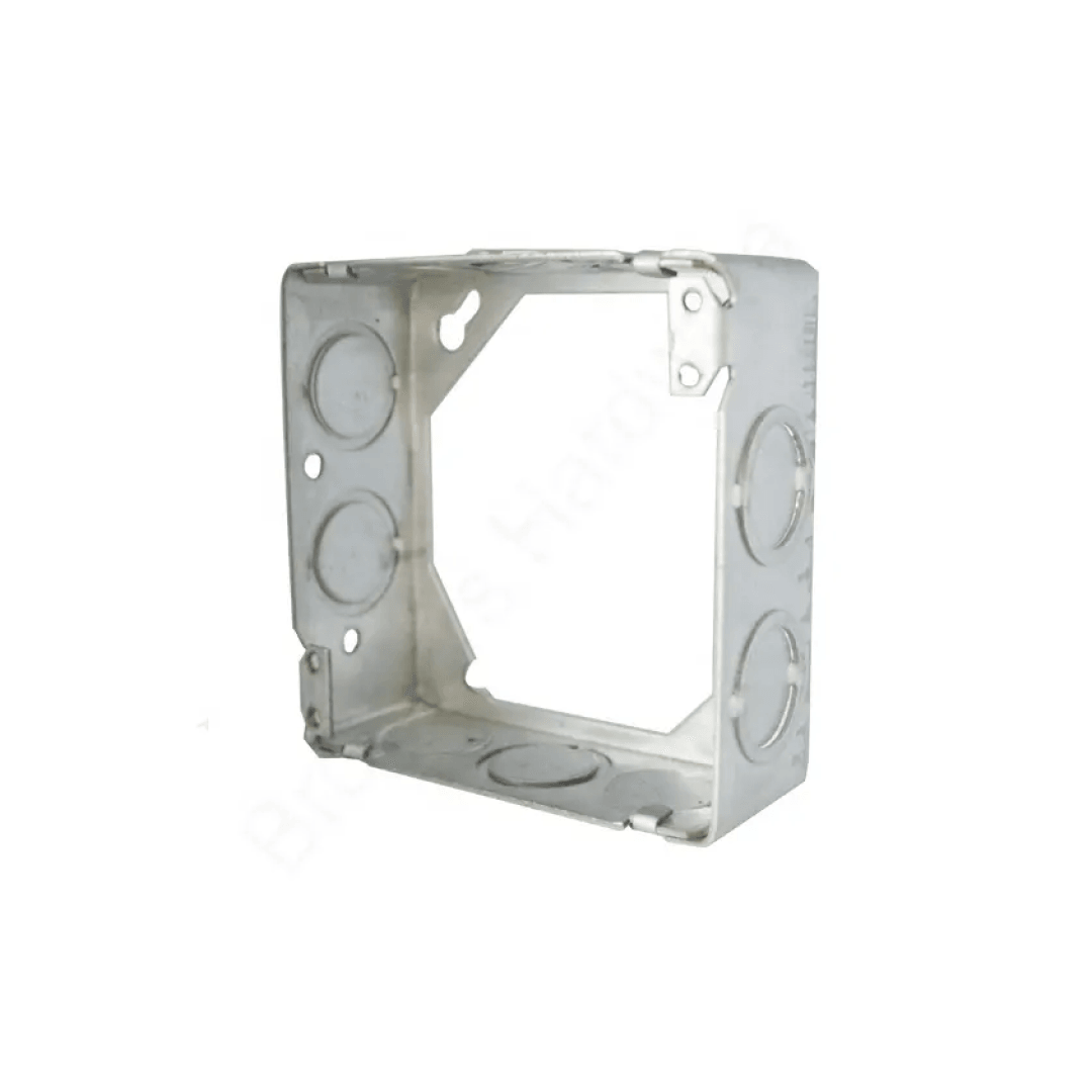 4"x 4" x 1-1/2" Square Galvanized Assembly Extension Electrical Box - 53151-K - TESCO Building Supplies