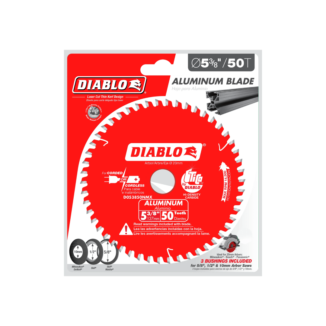 5-3/8 in. x 50 Tooth Aluminum Cutting Saw Blade - D053850NMX - TESCO Building Supplies