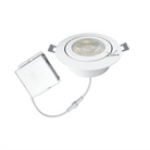 6″ Round Airtight Gimbal Panel 3Way CCT 3000k & 4000k & 5000k Adjustable LED Light for Damp Location - TESCO Building Supplies