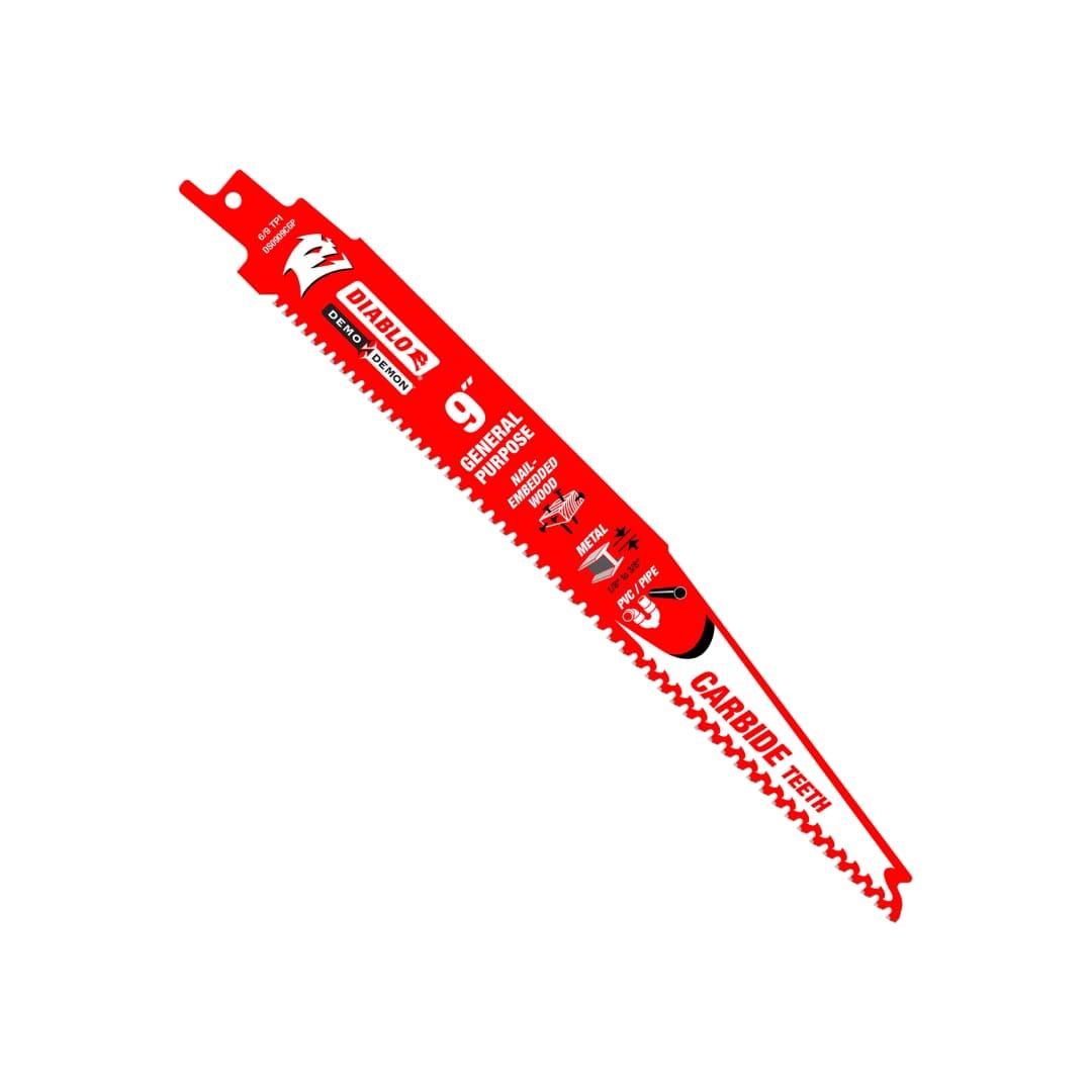 9 in. Demo Demon Carbide General Purpose Recip - DS0909CGP - TESCO Building Supplies