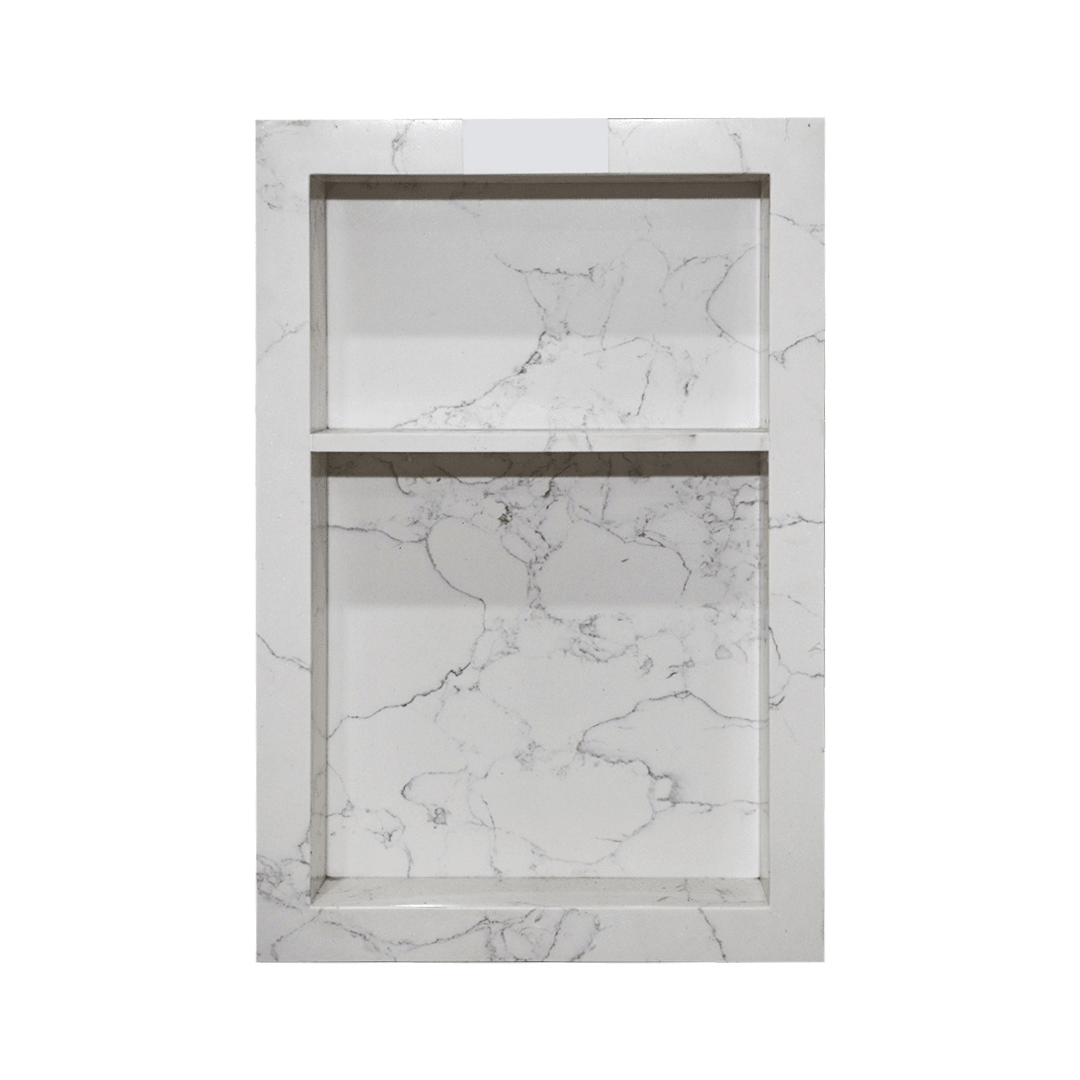 Bathroom Shower Shampoo Quartz Niche with Shelf - S - TESCO Building Supplies
