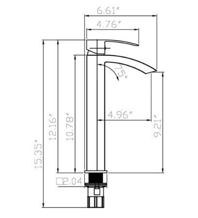 Bathroom Sink Faucet - F11T103 KODAEN INC.