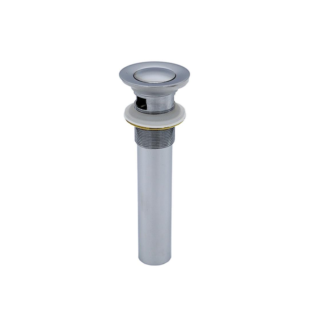 Bathroom Vanity Sink Pop-up Drain in Chrome - A - TESCO Building Supplies
