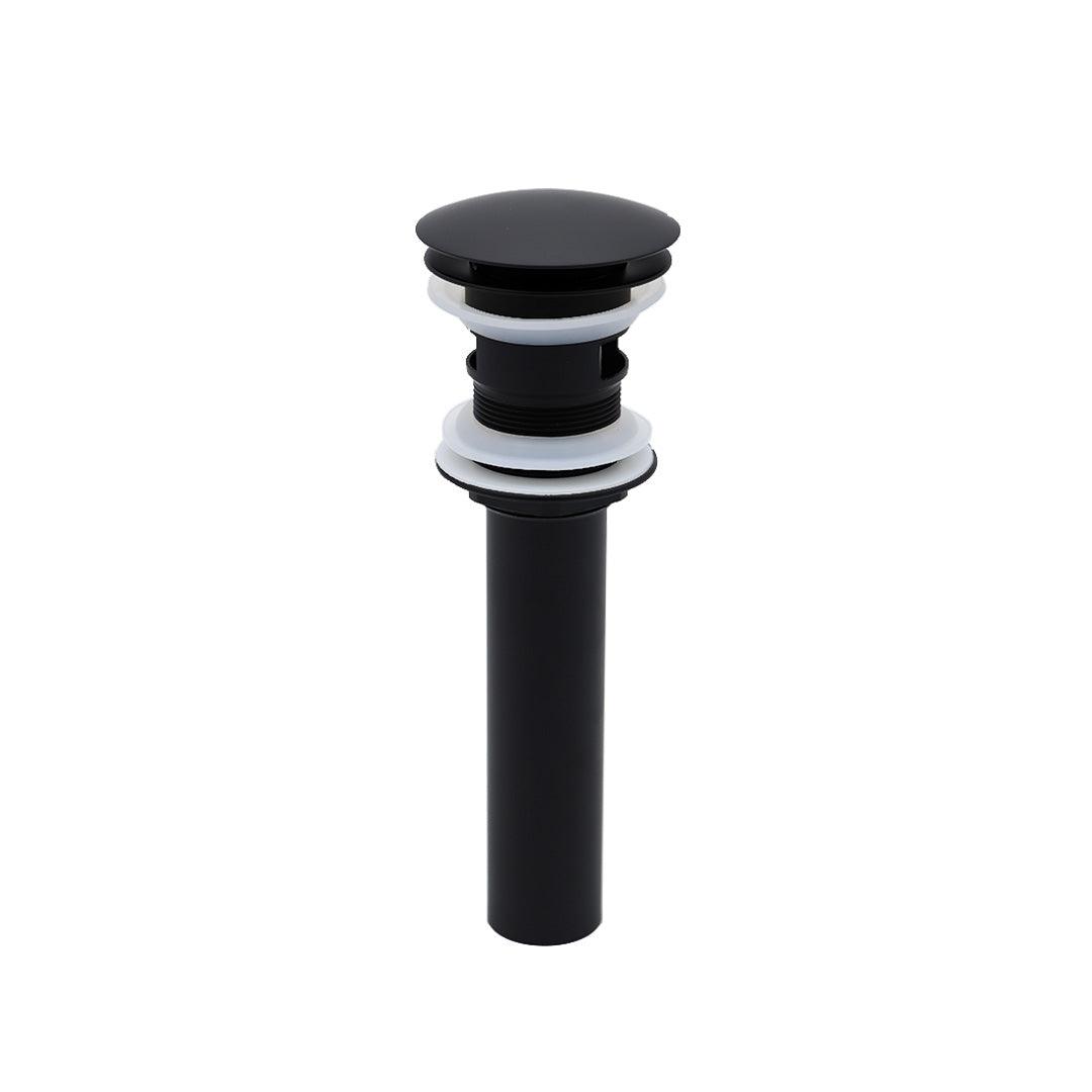 Bathroom Vanity Sink Pop-up Drain in Matte Black - GB - TESCO Building Supplies