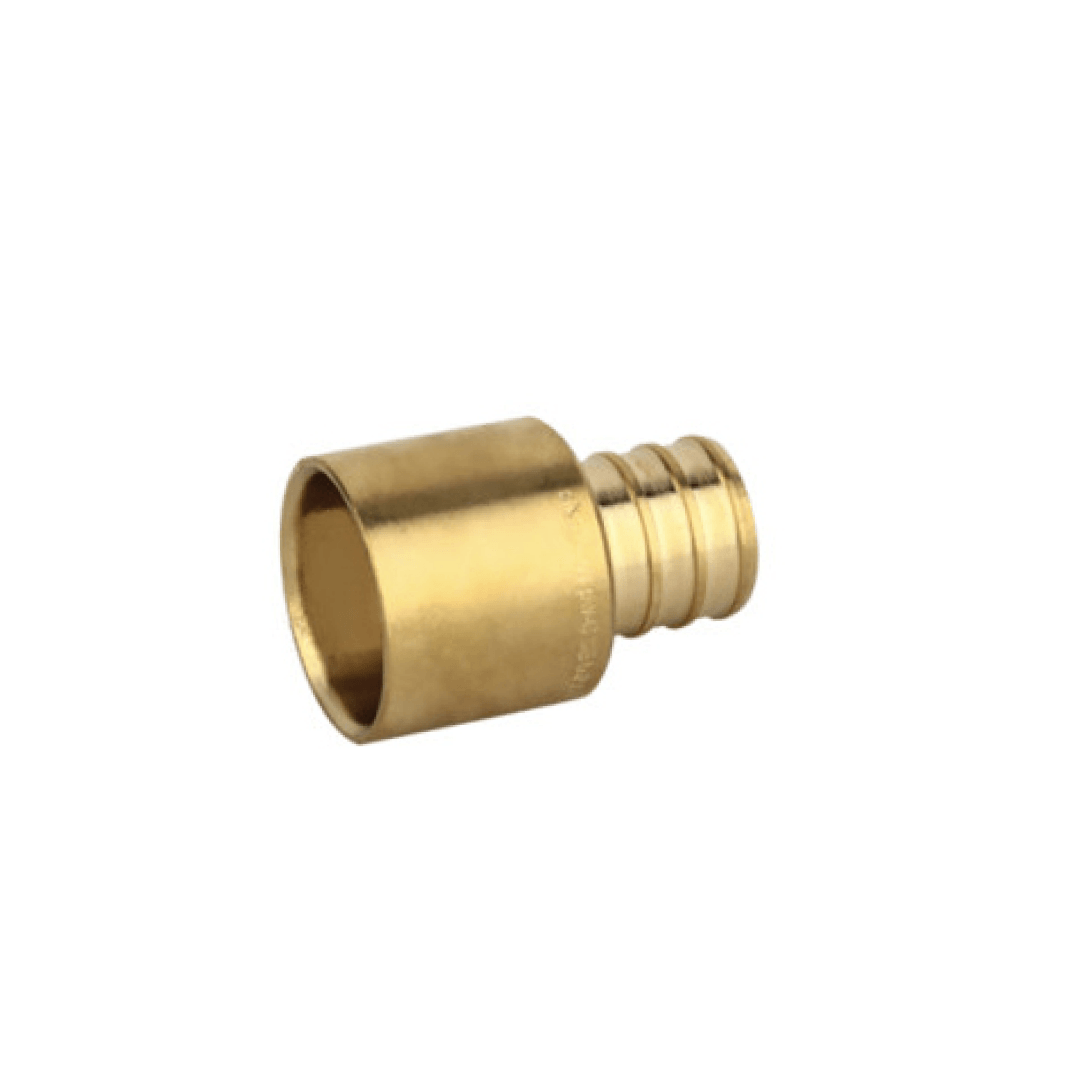 Brass Pex Adapter 1/2" Pex x 1/2" Male Sweat - 611511-BPSA - TESCO Building Supplies