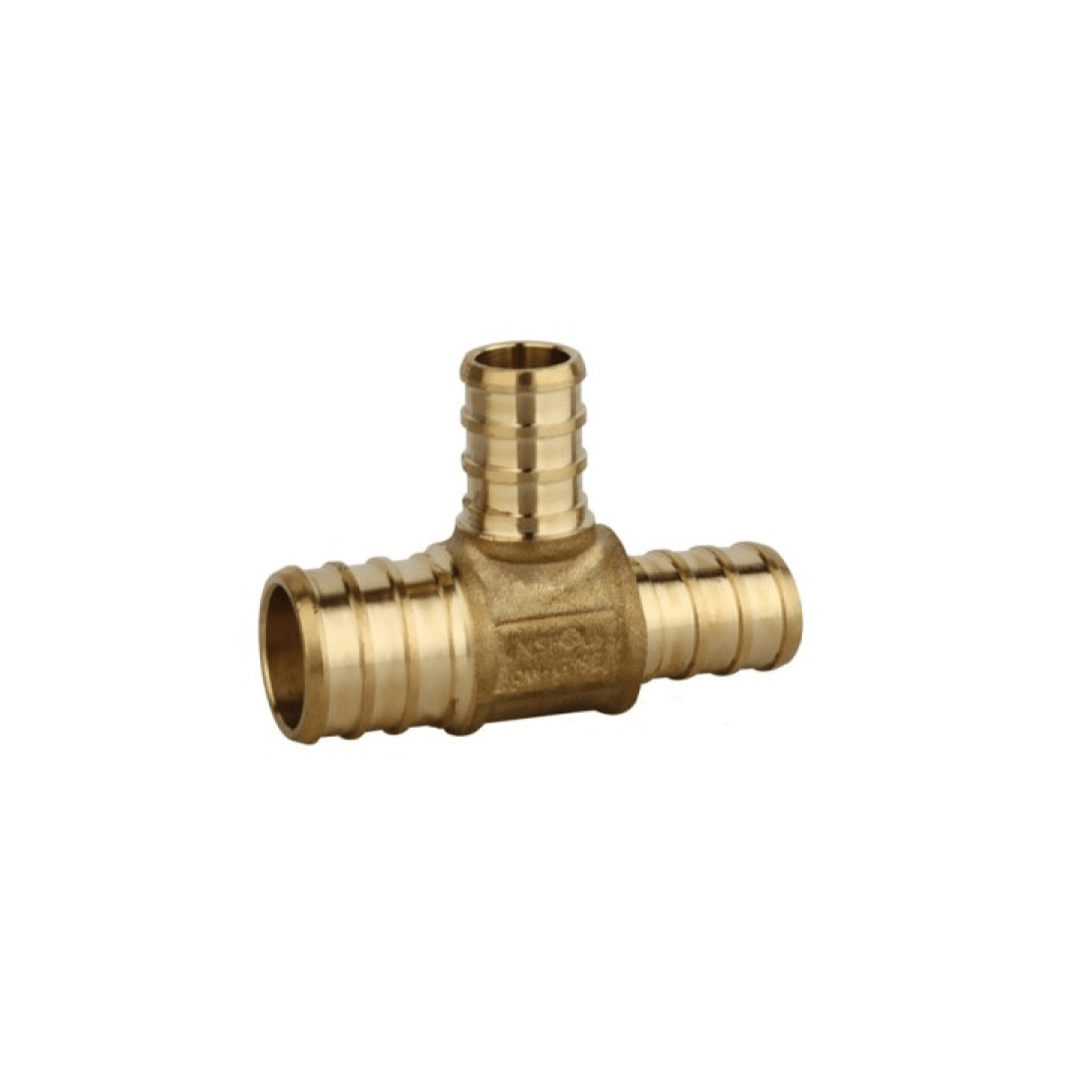Brass Pex TEE 1" x 3/4" x 3/4" - 611322-BPT - TESCO Building Supplies