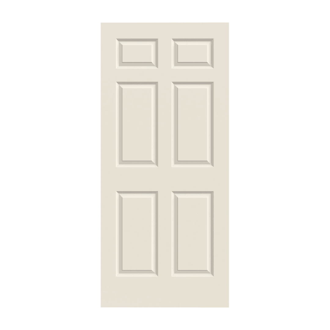 Colonist Textured 6 Panel Hollow Door JELD-WEN