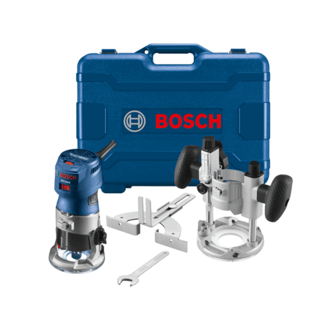 Colt 1.25 HP (Max) Variable-Speed Palm Router Combination Kit - GKF125CEPK - TESCO Building Supplies