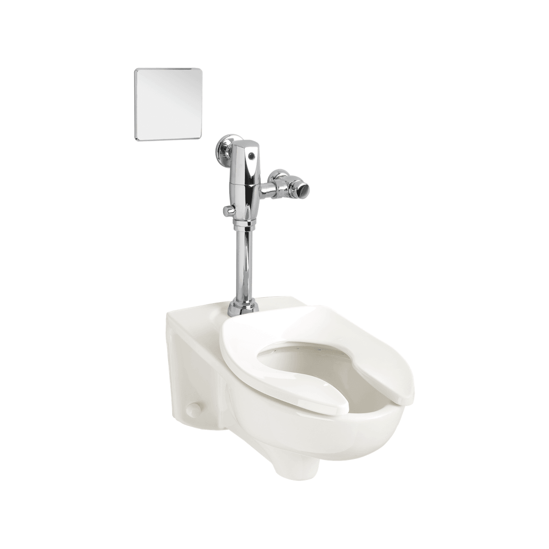 Commercial Wall Hung Toilets Afwall™ Millennium™ Top Spud Elongated EverClean™ Bowl - Model: 3351101.020 - TESCO Building Supplies