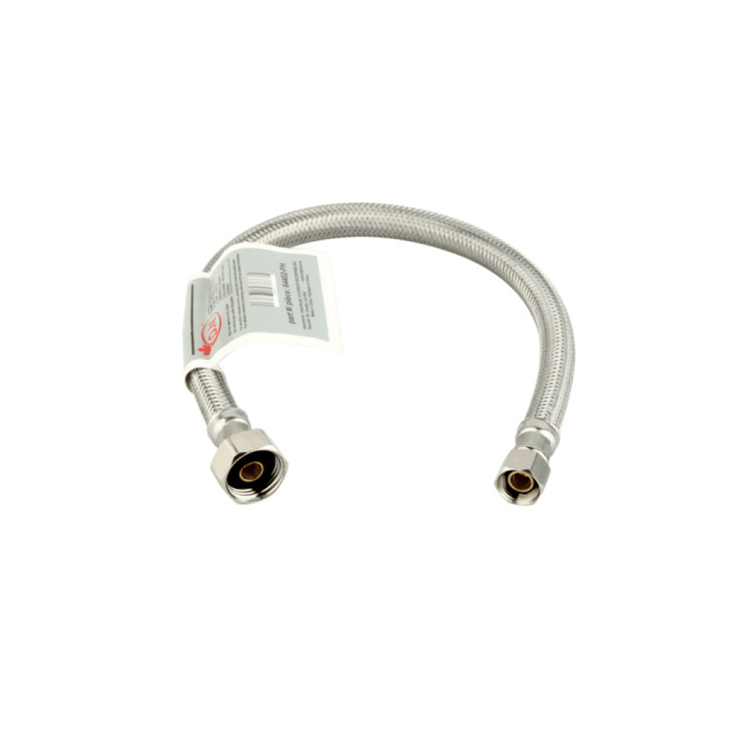 Faucet Flexible Connector 3/8″ OD Comp x 1/2″ FIP - TESCO Building Supplies