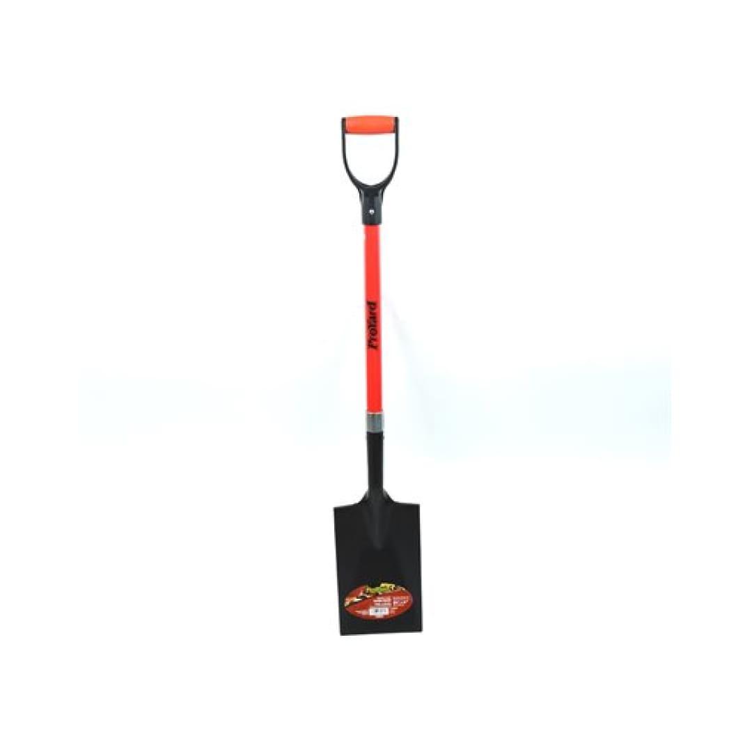 Garden Spade Shovel 40in x 6-4/5in Blade Fibreglass D-Handle - TESCO Building Supplies