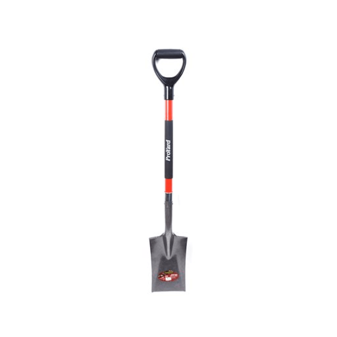 Garden Spade Shovel 44in x 6-1/2in Blade Fibreglass D-Handle - TESCO Building Supplies