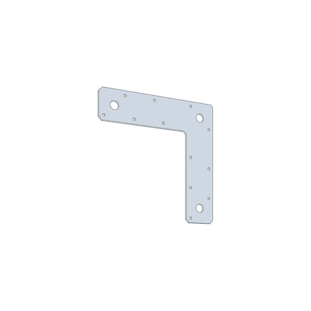 L-Shaped Strap 1-1/2" x 6" x 6" 90G Galvanized - 66L - TESCO Building Supplies