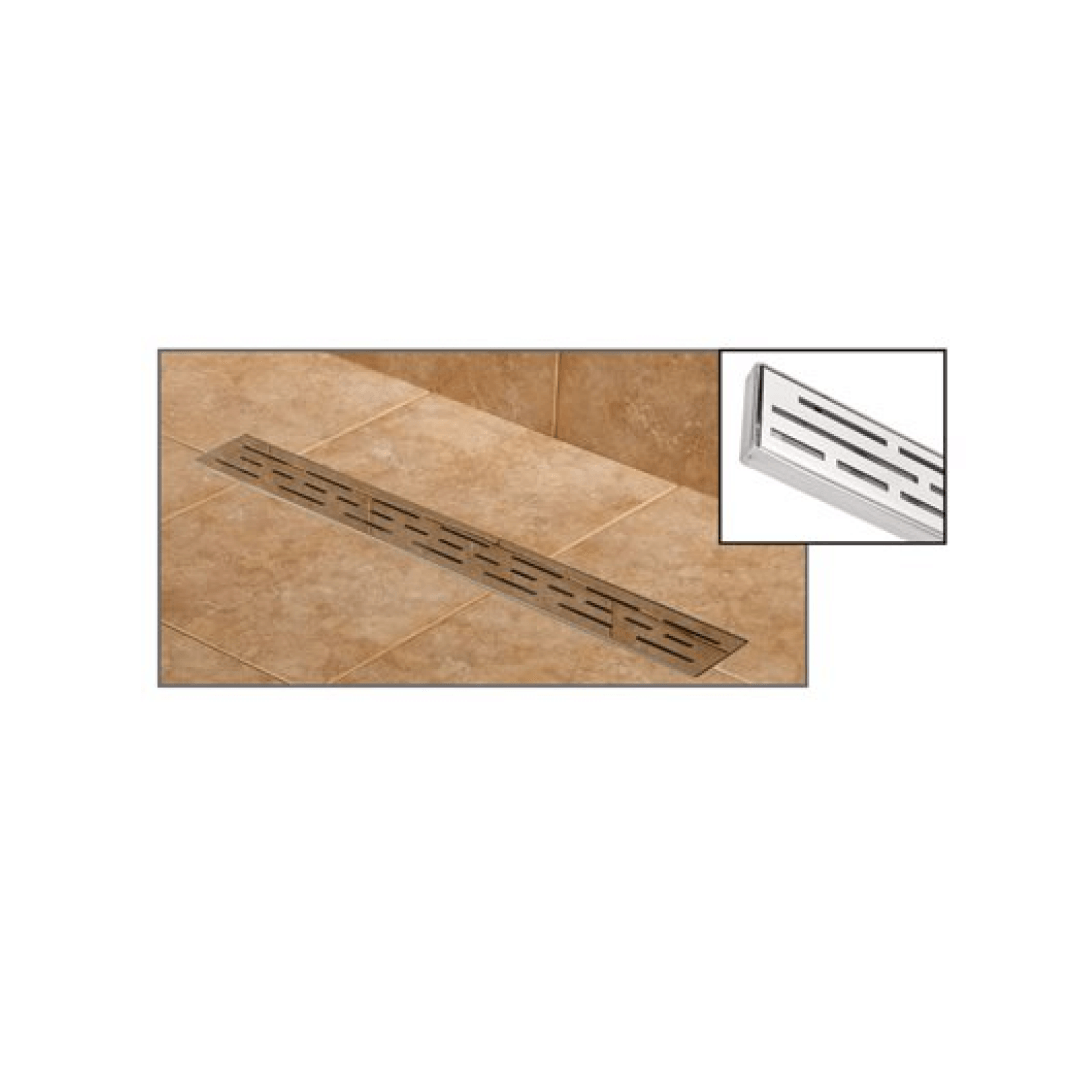 Linear Shower Drain Grill Grid 2in 36" x 3" x 3-1/8" - 188060 - TESCO Building Supplies