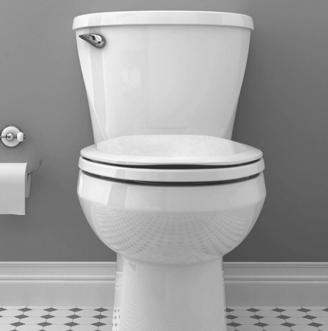 Mainstream Two-Piece Chair Height Elongated Complete Toilet With Seat and Lined Tank - Model: 3470528CN.020 - TESCO Building Supplies