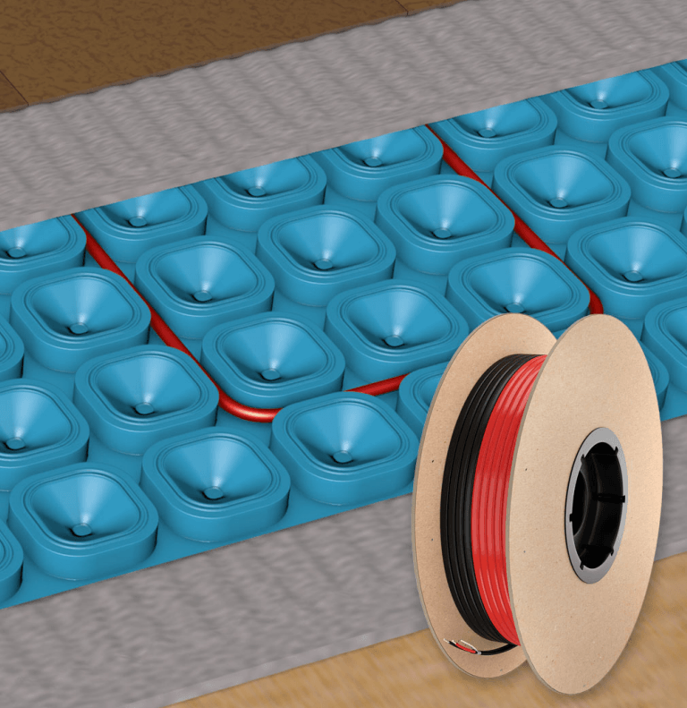 Mapeheat Radiant Floor-Heating Cable 240V 215sqft. - 2861501 - TESCO Building Supplies