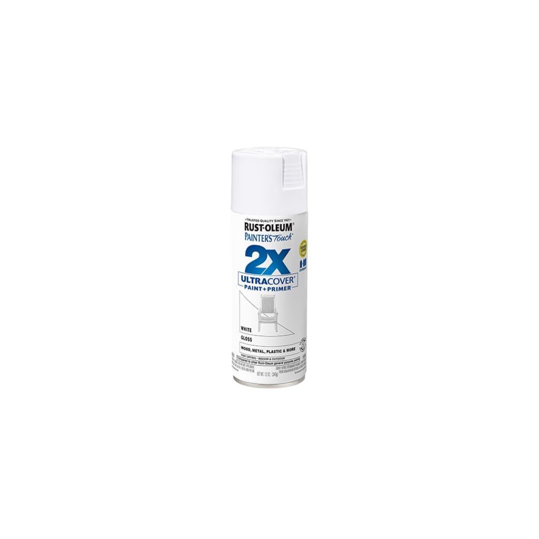 Painter's Touch® 2x Ultra Cover Gloss Spray Paint - Gloss White - TESCO Building Supplies