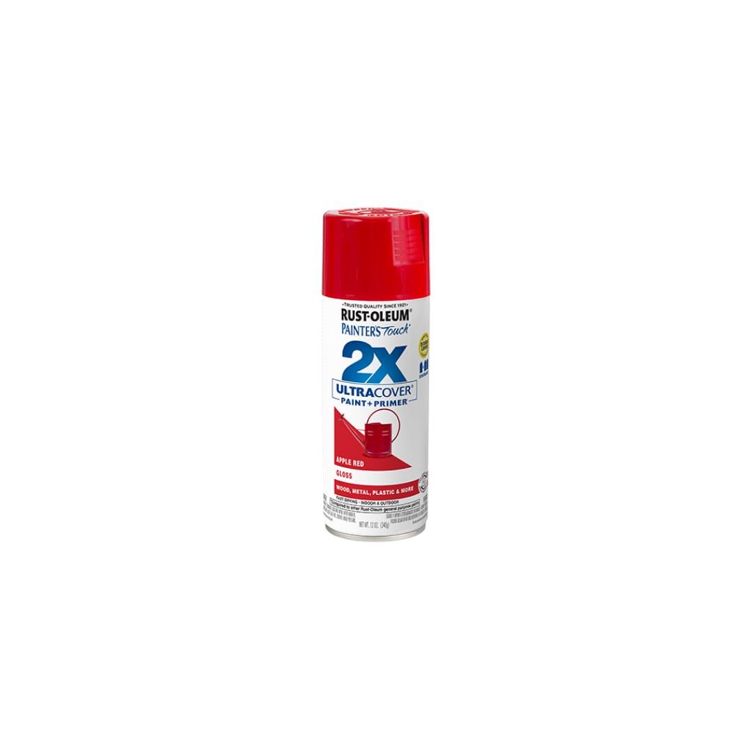 Painter's Touch® 2x Ultra Cover® Spray Paint - Gloss Apple Red - TESCO Building Supplies