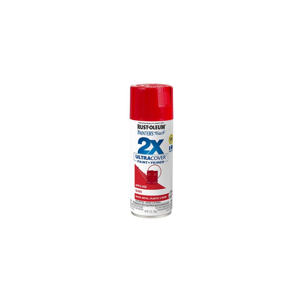 Painter's Touch® 2x Ultra Cover® Spray Paint - Gloss Apple Red - TESCO Building Supplies 