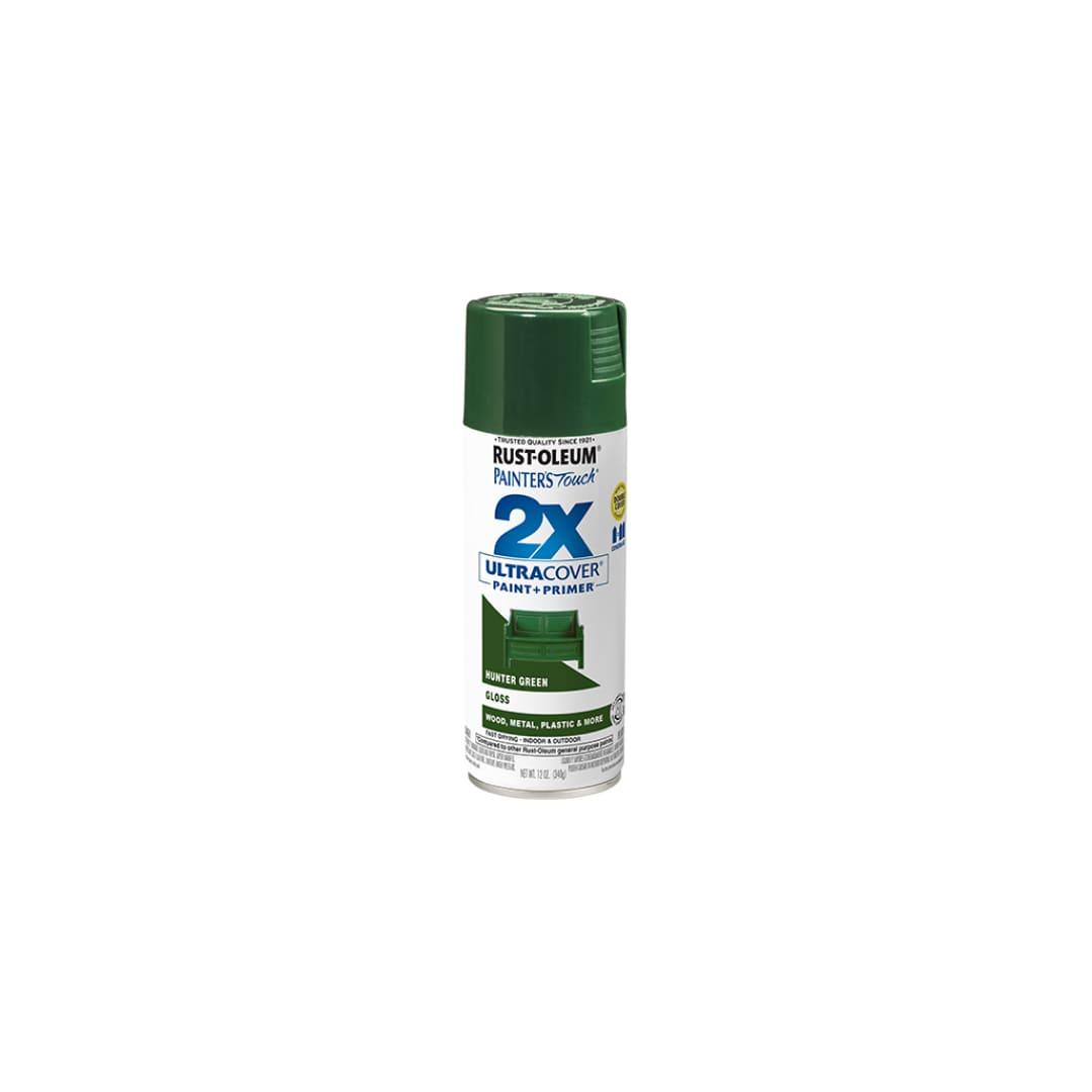 Painter's Touch® 2x Ultra Cover® Spray Paint - Gloss Hunter Green - TESCO Building Supplies