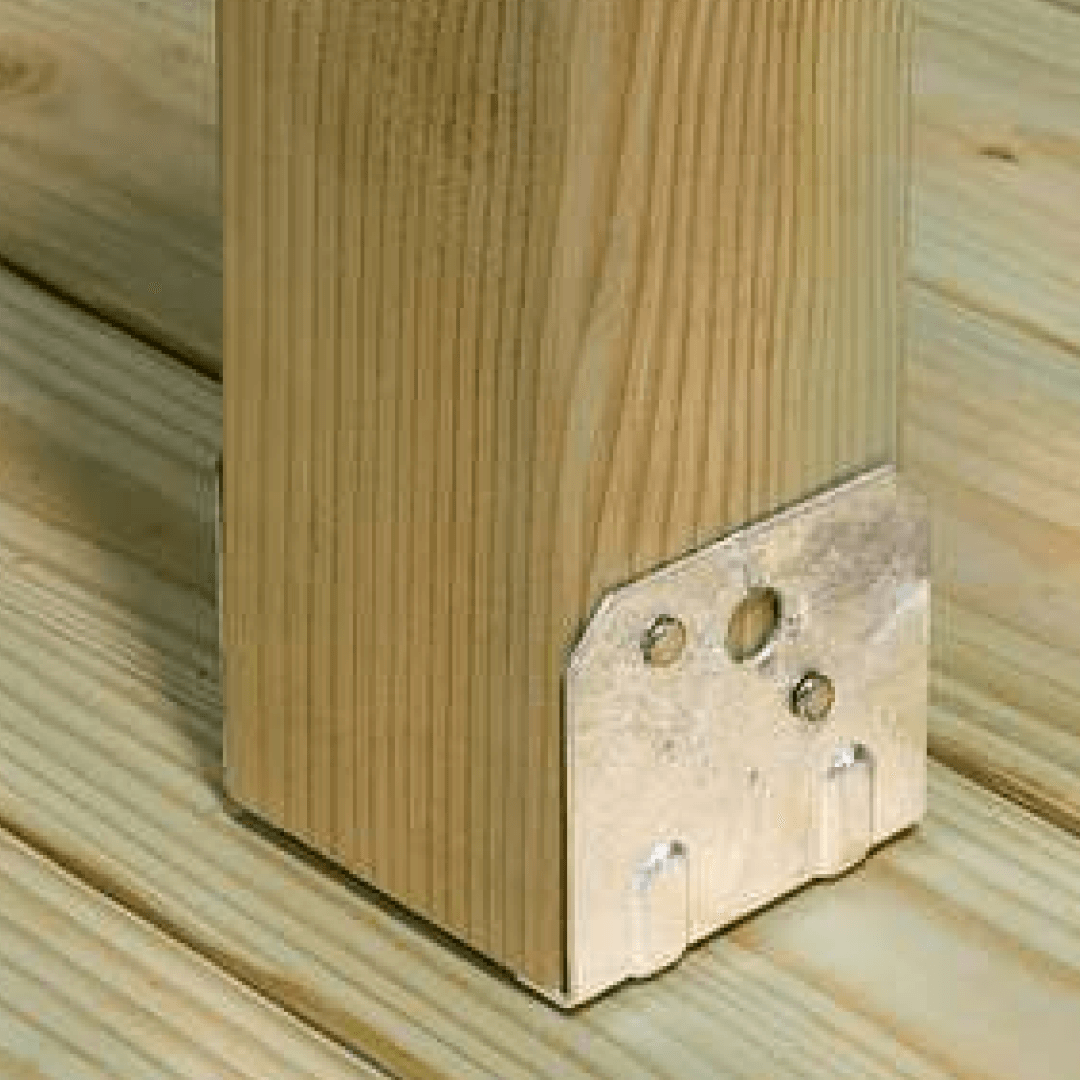 Post Base for 4x Nominal Post - HBC40HDG - TESCO Building Supplies