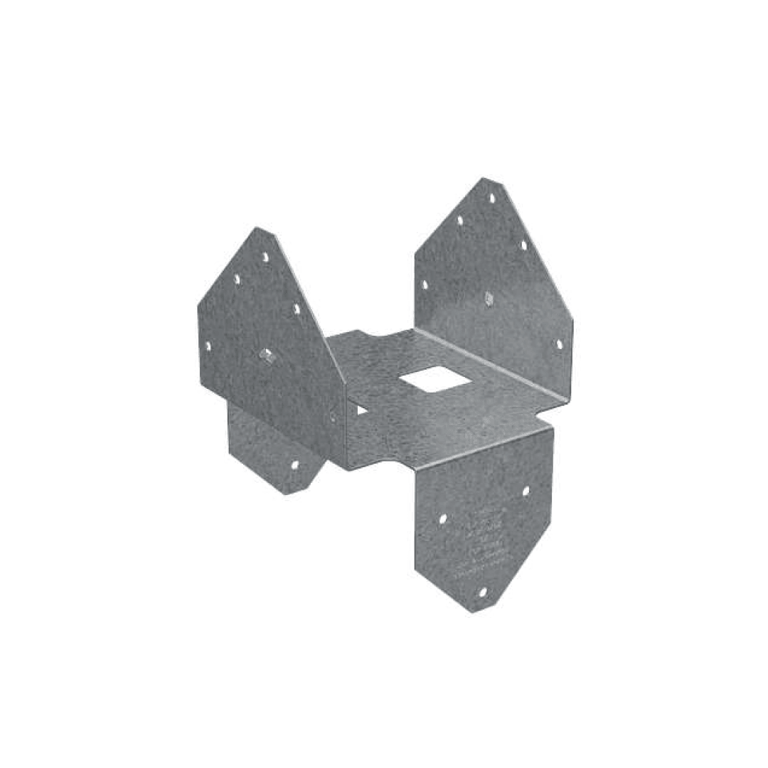 Post Cap with Double-Shear Nailing for Double 2x beam / 4x Nominal Post ZMAX® Galvanized - BCS2-2/4Z - TESCO Building Supplies