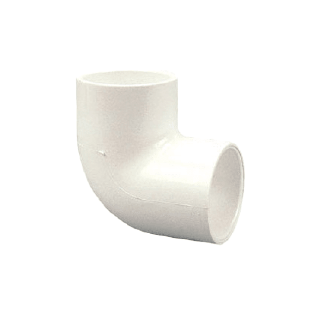 PVC Schedule 40 SCH40 90 Deg Elbow Slip x Slip - 406 - TESCO Building Supplies