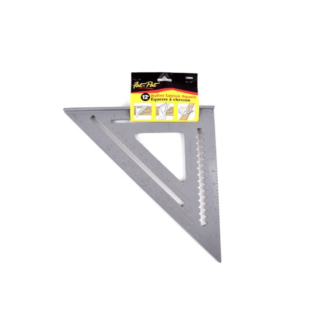 Rafter Angle Square 12in Aluminum - TESCO Building Supplies