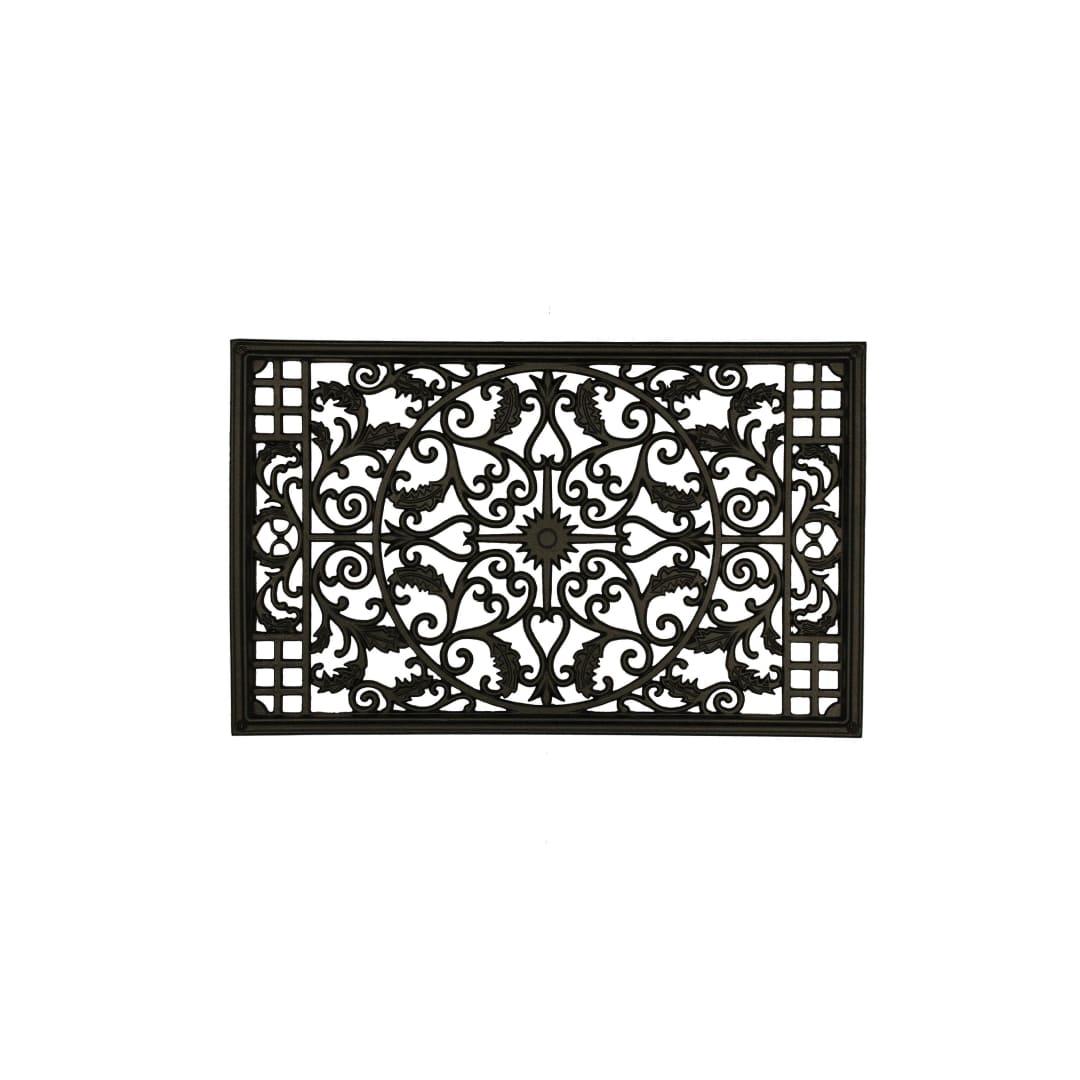 Rectangular Black Cast Aluminum Fence & Gate Insert – 15″ x 24″ - ACW61 - TESCO Building Supplies