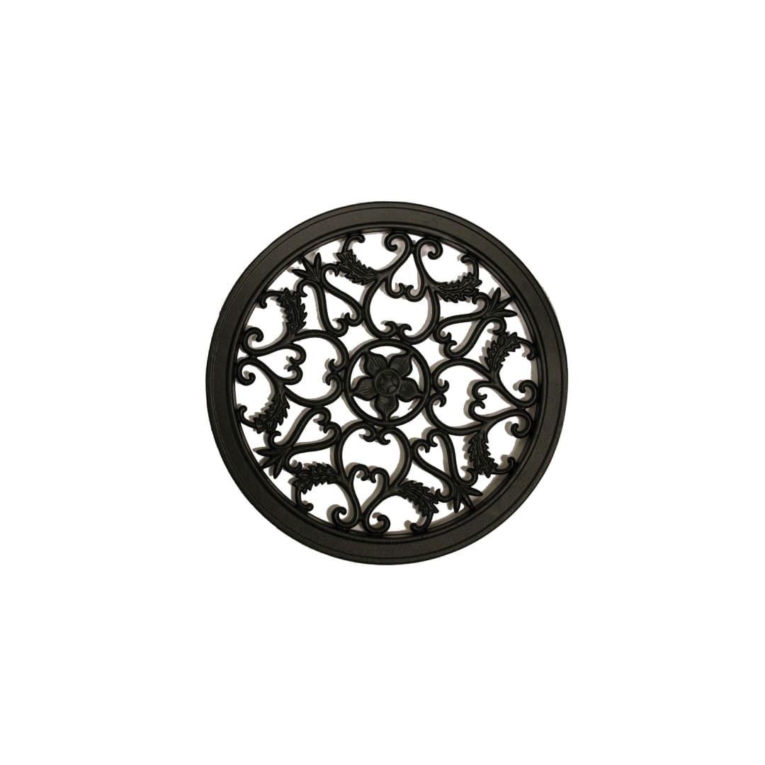 Round Black Cast Aluminum Fence & Gate Insert – 15″ Diameter - ACW55 - TESCO Building Supplies