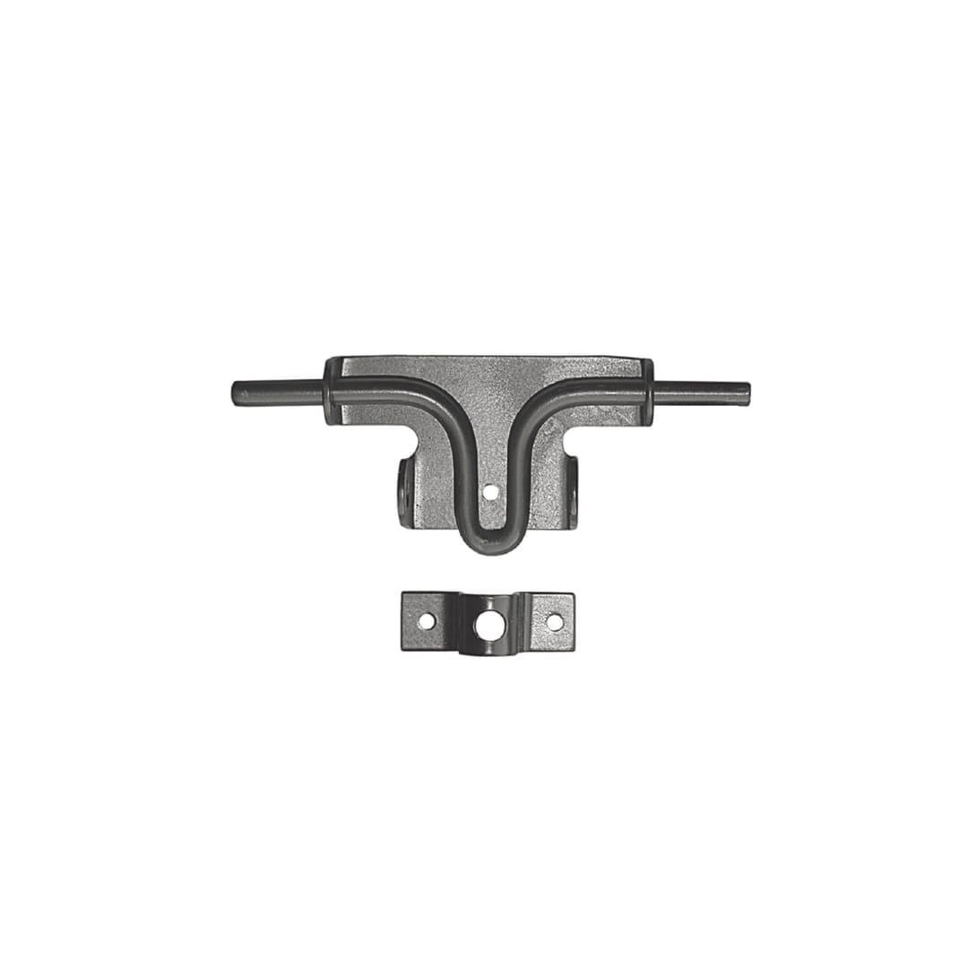 Slide Bolt Latch | Black Galvanized Steel - SBL - TESCO Building Supplies