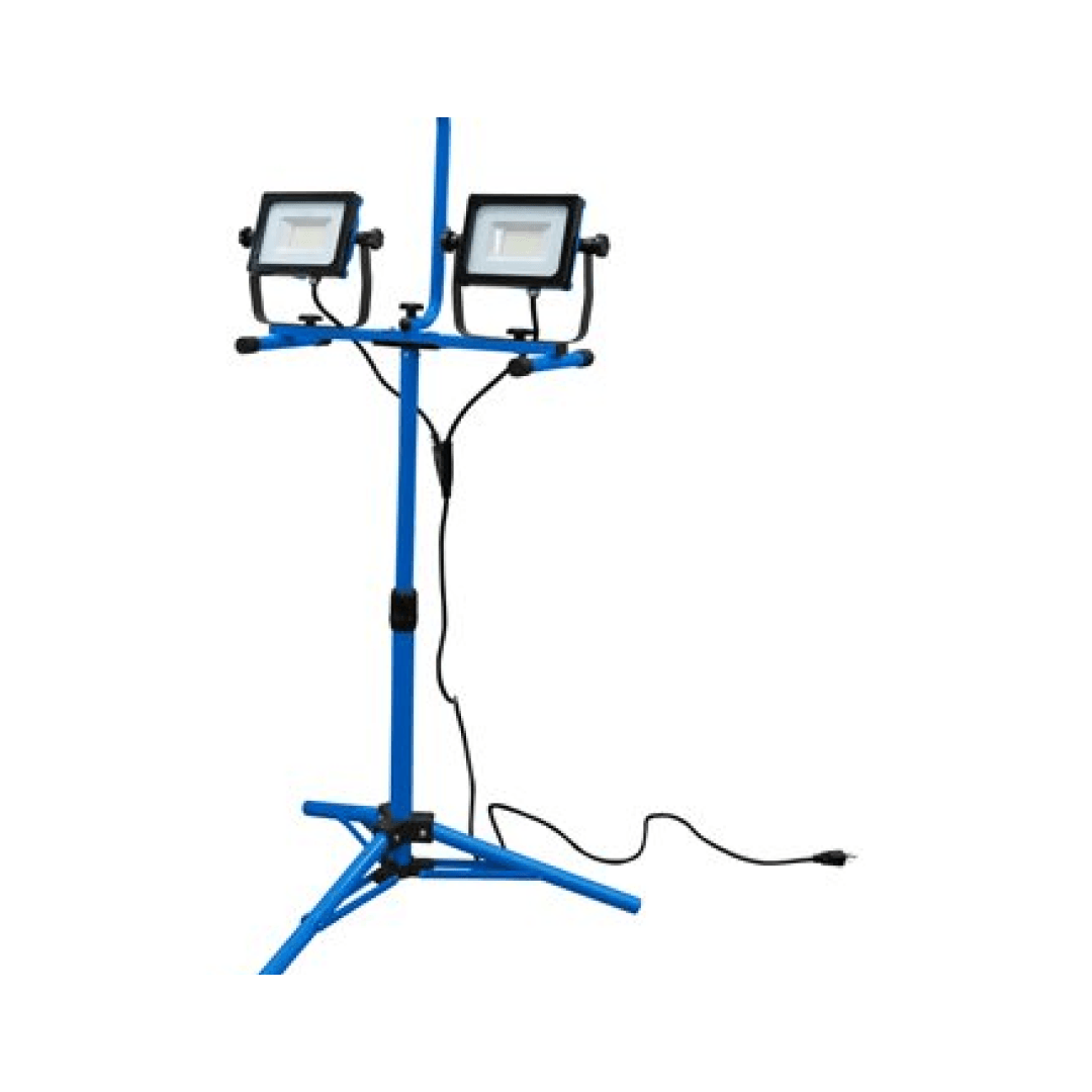 SMD LED Dual Worklight w/Tripod&Stand 32W SJTW 18/3 5ft (1.5m) - TESCO Building Supplies