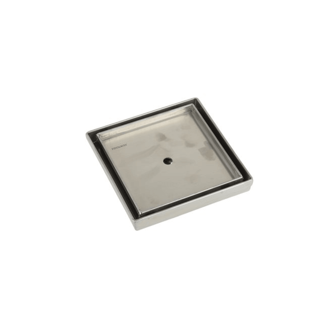 Square Shower Drain Tile-in 2 in. 5-3/32" x 5-3/32" x 3-1/8" - 188055 - TESCO Building Supplies