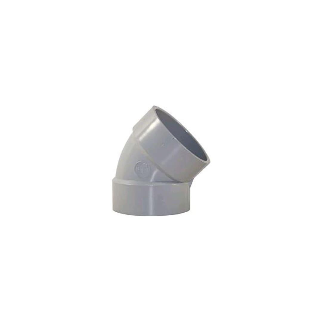 System 15 PVC DWV Fitting 45º Elbow Short Turn H X H - TESCO Building Supplies