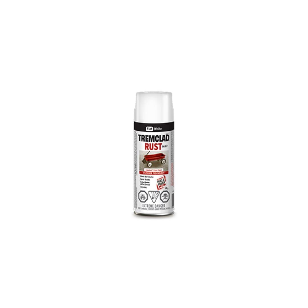 TREMCLAD® Oil Based Rust Paint Aerosol Spray - Flat White - TESCO Building Supplies