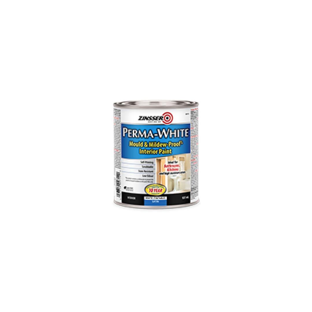 Zinsser® PERMA-WHITE® Mould and Mildew-Proof™ Water Based Paint - TESCO Building Supplies