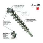 1-1/4 In. x 13 In. SDS-max® Speed-X™ Rotary Hammer Bit - HC5070 - TESCO Building Supplies 