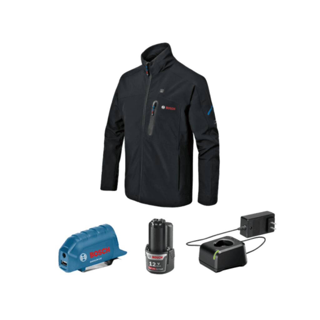 12V Max Heated Jacket Kit with Portable Power Adapter - TESCO Building Supplies 