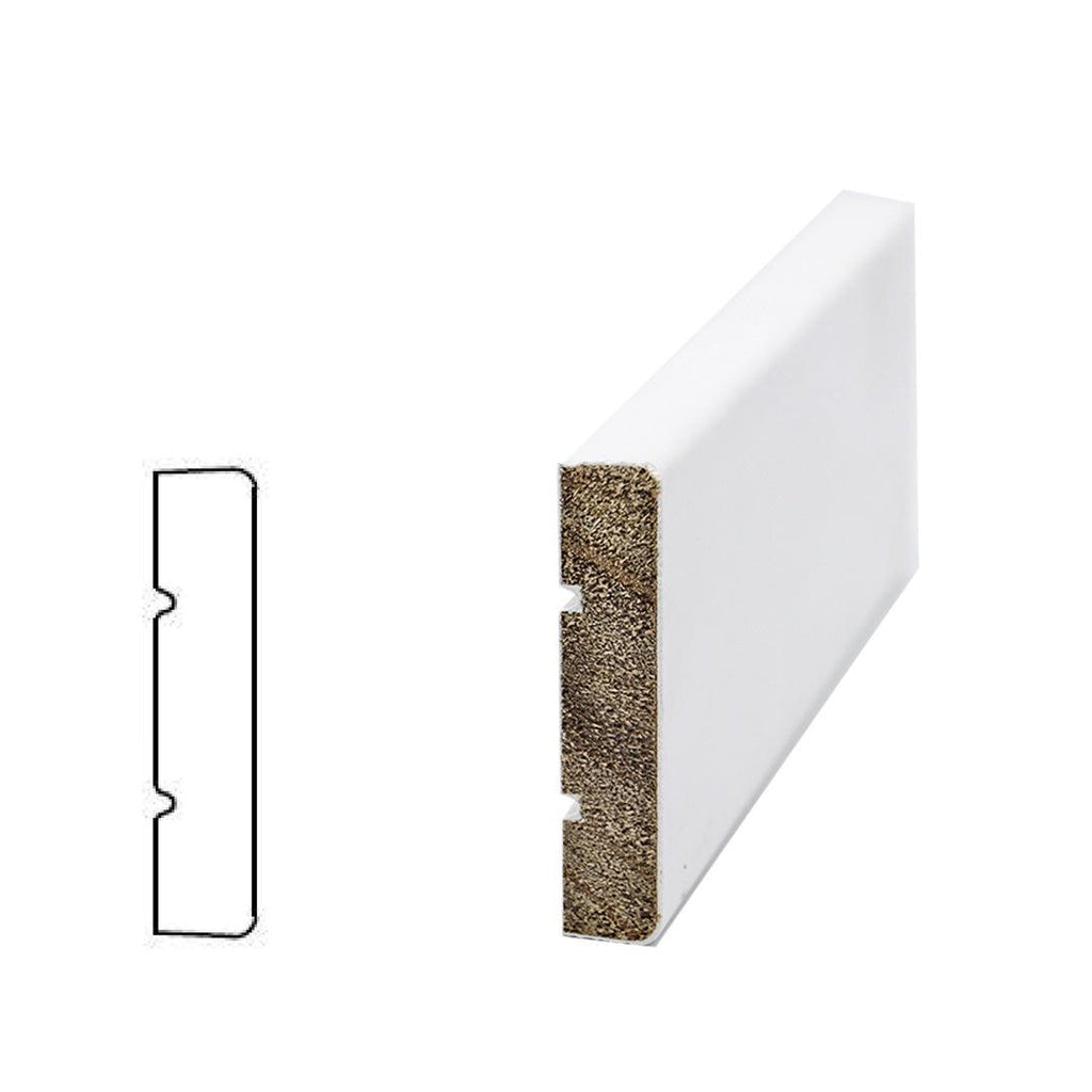2-3/4" X 5/8" X 97-1/2" Flat Wood Door Jamb - F8-A TESCO Building Supplies