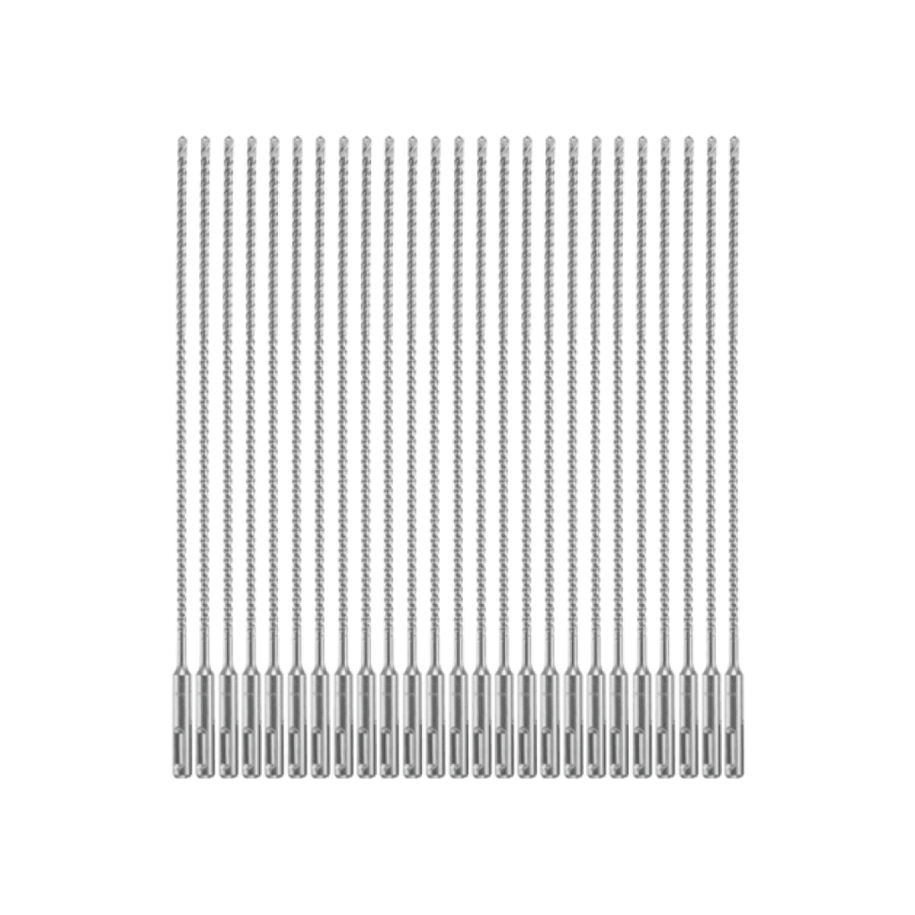 25 pc. 3/16 In. x 10 In. x 12 In. SDS-plus® Bulldog™ Xtreme Carbide Rotary Hammer Drill Bits - HCFC2014B25 BOSCH