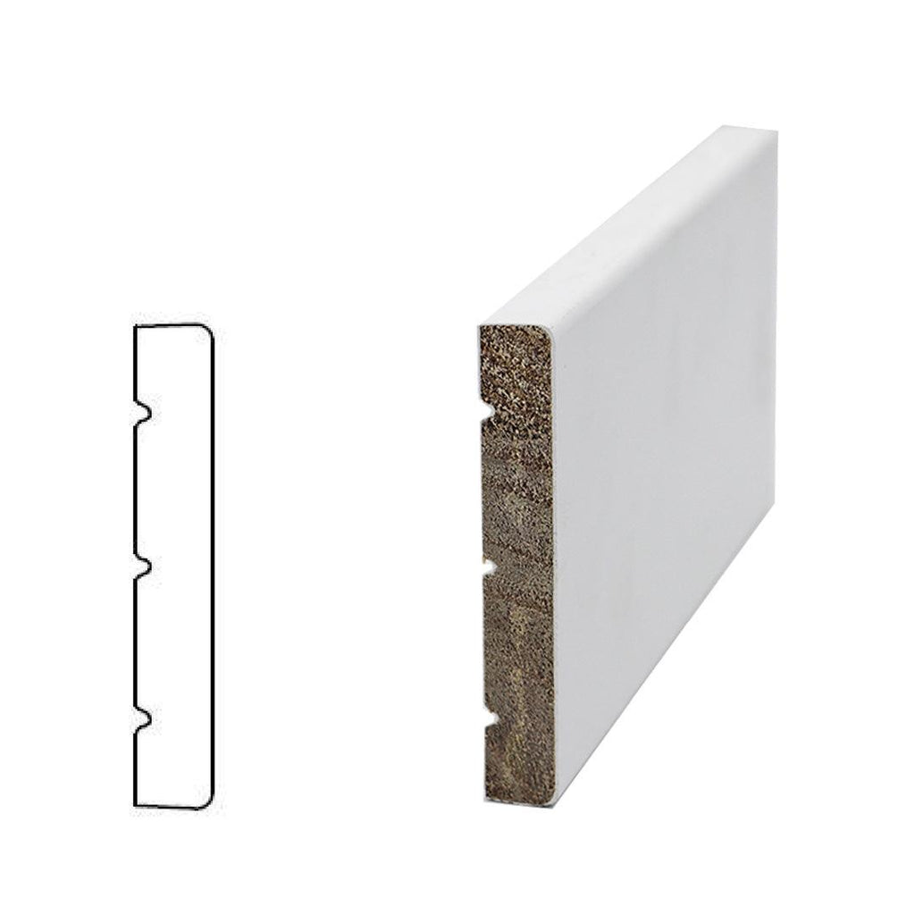 3-3/4" X 5/8" X 97-1/2" Flat Wood Door Jamb - F8-B TESCO Building Supplies